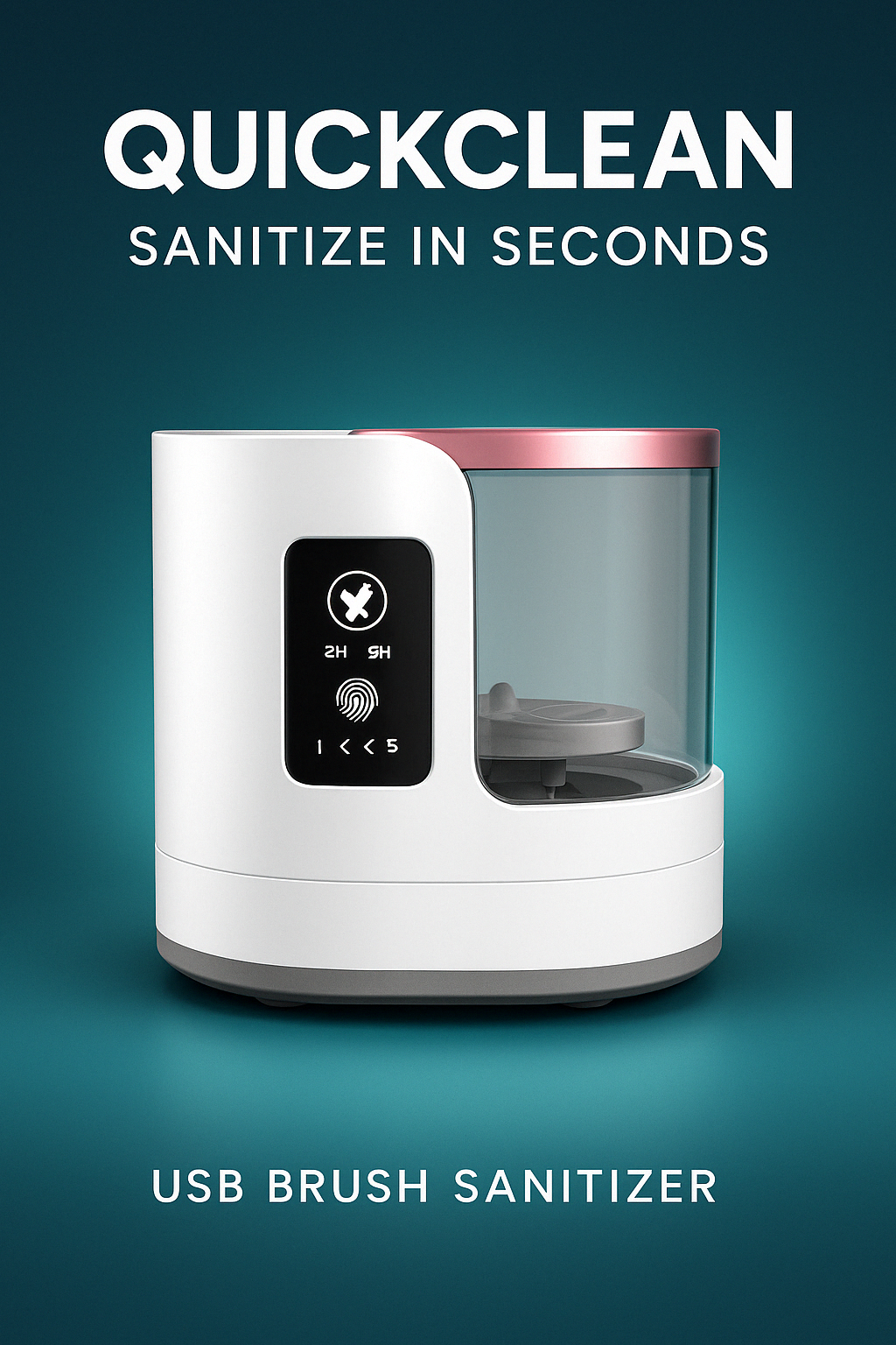 USB QuickClean Brush Sanitizer