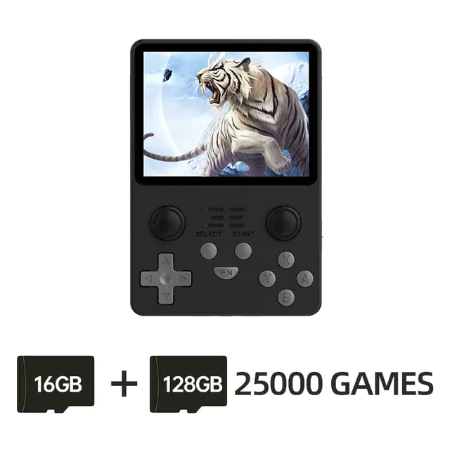POWKIDDY New RGB20S Handheld Game Console Retro Open Source System RK3326 3.5-Inch 4:3 IPS Screen Children's Gifts