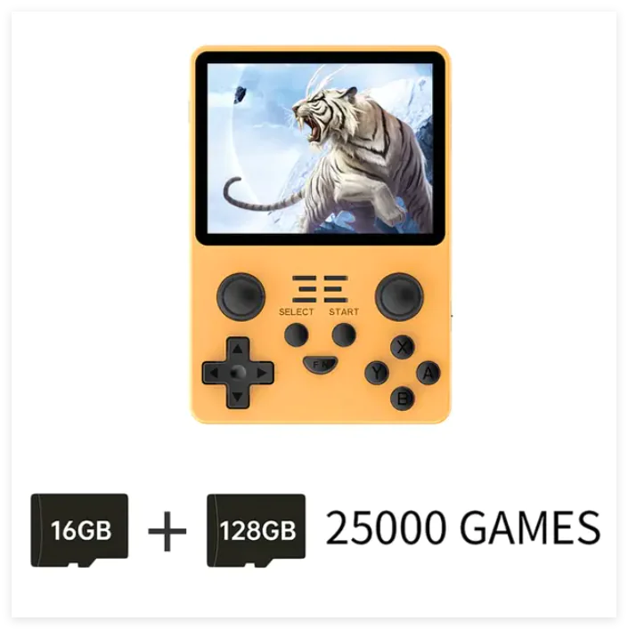 POWKIDDY New RGB20S Handheld Game Console Retro Open Source System RK3326 3.5-Inch 4:3 IPS Screen Children's Gifts