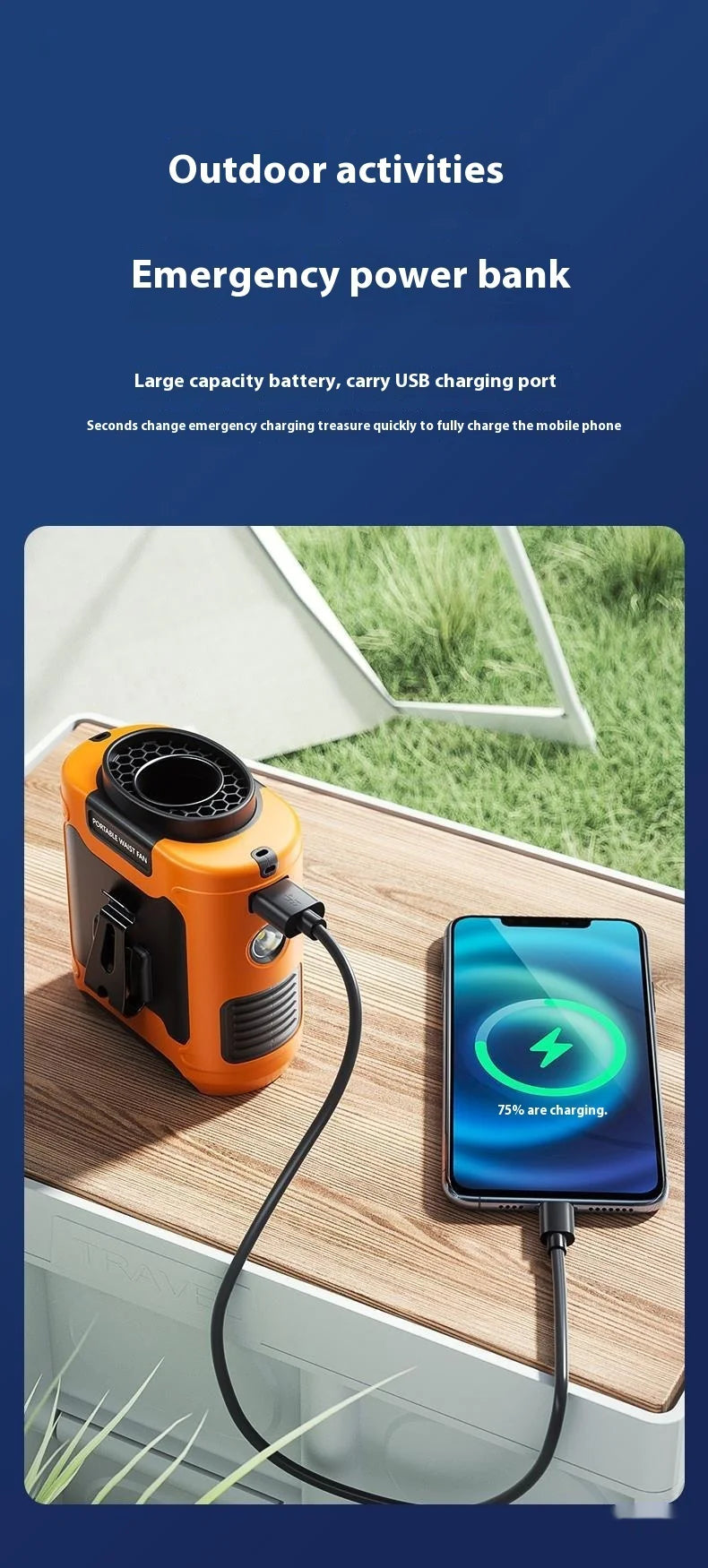 Portable Belt Clip Fan