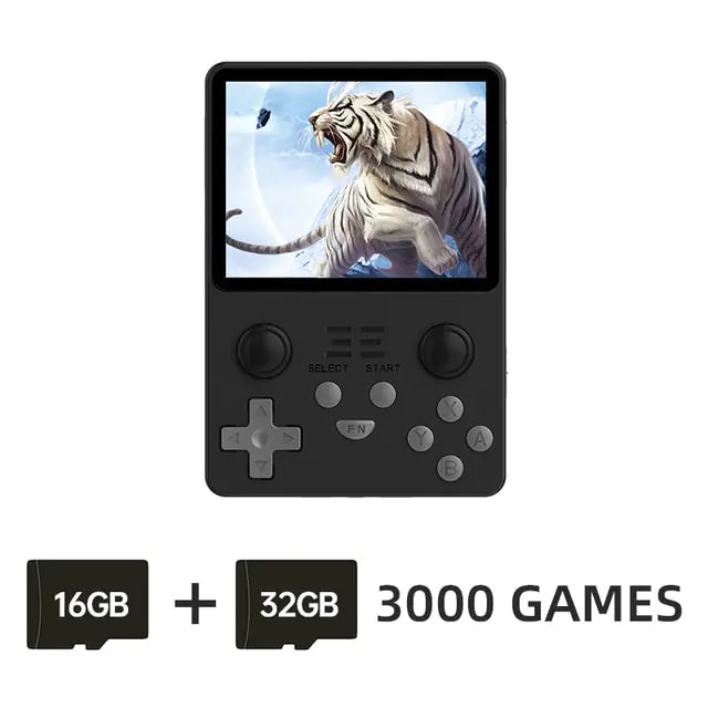 POWKIDDY New RGB20S Handheld Game Console Retro Open Source System RK3326 3.5-Inch 4:3 IPS Screen Children's Gifts