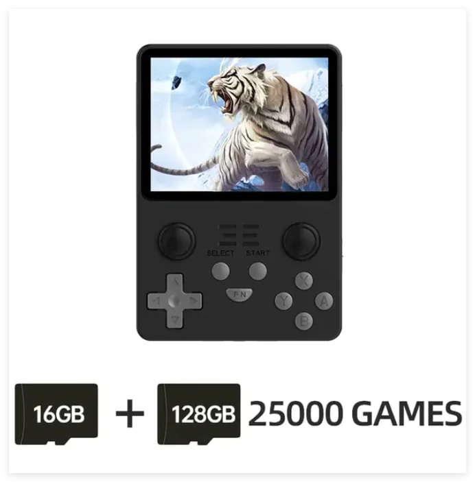 POWKIDDY New RGB20S Handheld Game Console Retro Open Source System RK3326 3.5-Inch 4:3 IPS Screen Children's Gifts